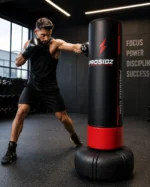 PROSIDZ punching bag size, weight, and base specifications.