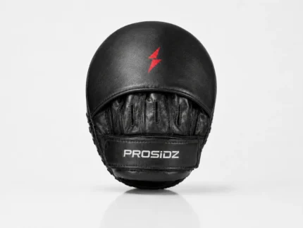 Front view of Prosidz focus pad featuring a bold red logo and durable black finish.