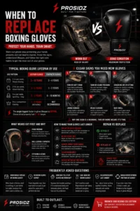 Best heavy bag gloves guide showing padding, leather shell, wrist support, glove weight, and PROSIDZ boxing gloves