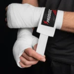 PROSIDZ boxing hand wraps 180 inch in black and white for MMA and kickboxing training