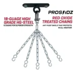 Heavy duty punching bag accessories set with wall bracket chain and shackle