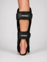 PROSIDZ Shin Instep Guards back view with adjustable Velcro straps