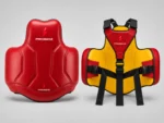 PROSIDZ chest protector back view with adjustable shoulder straps and waist buckles