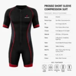 PROSIDZ Front Zip Training Skinsuit Features