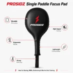 PROSIDZ black focus pad for boxing MMA kickboxing and Muay Thai training