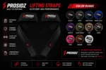PROSIDZ lifting straps product specifications for weightlifting
