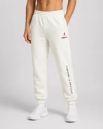 PROSIDZ joggers product specifications showing tapered fit, cotton blend comfort, pockets, waistband, cuffs, and logo branding