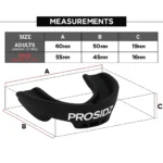 PROSIDZ mouth guard for boxing, MMA, kickboxing, Muay Thai, and martial arts training