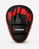 Rear view of PROSIDZ focus mitt showing padded hand compartment, wrist support and secure trainer grip.