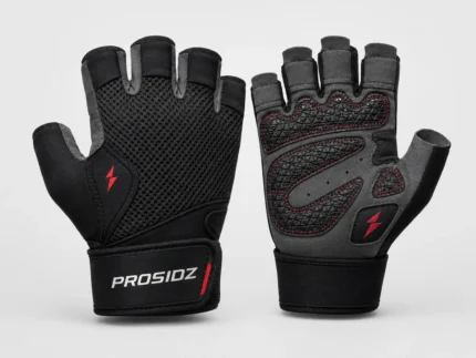 PROSIDZ gym gloves size guide for palm width measurement