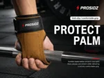 PROSIDZ leather gym lifting grip for weightlifting powerlifting and CrossFit training