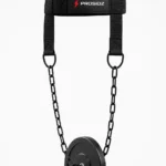 PROSIDZ weighted neck harness action image for gym training
