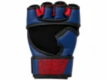 Kids MMA training gloves with open finger design and wrist support