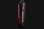 Action training image showing PROSIDZ punching bag used for boxing and MMA practice.