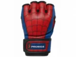Red and blue kids boxing MMA gloves for martial arts training