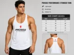 Prosidz white stringer tank product specs size chart and wash care