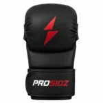 Prosidz MMA gloves with secure hook-and-loop wrist strap
