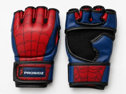 PROSIDZ kids spider web combat gloves with adjustable wrist strap