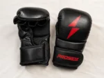 PROSIDZ black sparring glove with red logo for boxing training