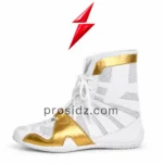 Boxing Shoes Manufacturer metallic gold toe panel by PSI Prosidz Industries
