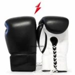 PSI Prosidz Industries Bulk Boxing Gloves Supplier black and white lace-up glove pair