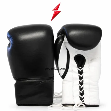 PSI Prosidz Industries Bulk Boxing Gloves Supplier black and white lace-up glove pair