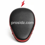 Bulk boxing training pads with curved black impact face and red stitched edging by PSI Prosidz Industries