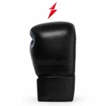 Cowhide Leather Boxing Gloves black padded outer side PSI Prosidz Industries