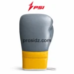 Lace Up Sparring Gloves showing white palm, white laces, grey thumb and PSI Prosidz Industries branding