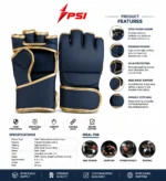 PSI prosidz industries custom Open Finger MMA Gloves for wholesale combat sports brands