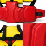 PROSDIZ boxing chest guard red protective gear for martial arts training