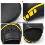 PSI Punch mitts manufacturer four-grid black and yellow detail image by Prosidz Industries