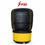 PSI black and yellow Bag Boxing Gloves with premium leather finish and reinforced stitching