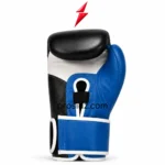 PSI Boxing Training Gloves blue ventilated palm with white stitching by prosidz industries