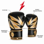 PSI Prosidz Industries black and gold boxing glove specification details