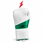 PSI Prosidz Industries boxing gloves for men with metallic green diagonal cuff panel