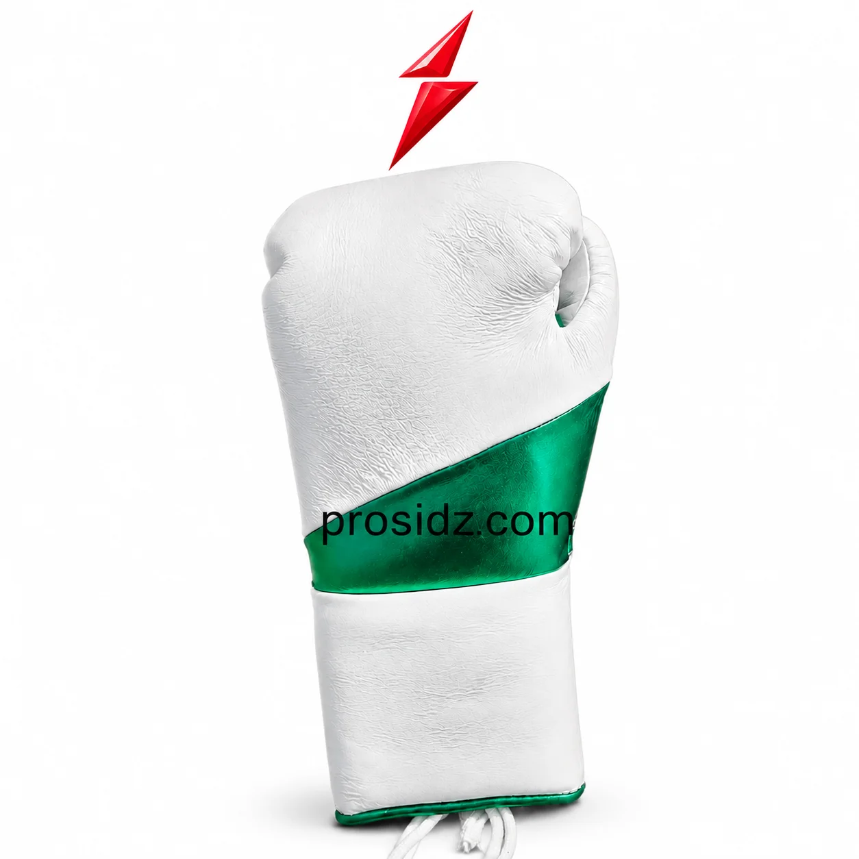 psi-prosidz-industries-boxing-gloves-for-men-green-panel PSI Prosidz Industries boxing gloves for men with metallic green diagonal cuff panel