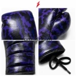 PSI Prosidz Industries Lace Up Training Gloves four-grid close-up of shell seams cuff and laces