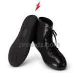 PSI Prosidz Industries Private Label Boxing Shoes in an all-black high-ankle design