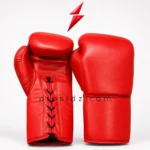 PSI Prosidz Industries Red Boxing Gloves with black laces and reinforced stitching
