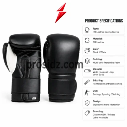 psi-pu-leather-boxing-gloves-black-white-pair-prosidz-industries