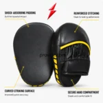 Prosidz Industries Punch mitts manufacturer breathable black mesh detail with PSI logo