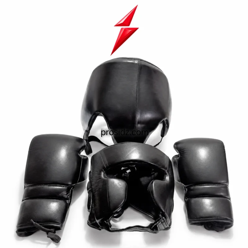 lack boxing set gloves with 16oz label reinforced stitching and premium padding by prosidz industries
