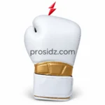 Boxing Gloves Sialkot grey ventilated mesh palm with gold trim