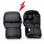 PSI MMA gloves black open finger training design by Prosidz Industries