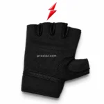 Single PSI glove by prosidz industries for a Best Gym Gloves comparison, with curved palm stitching, black cuff, and white website watermark.