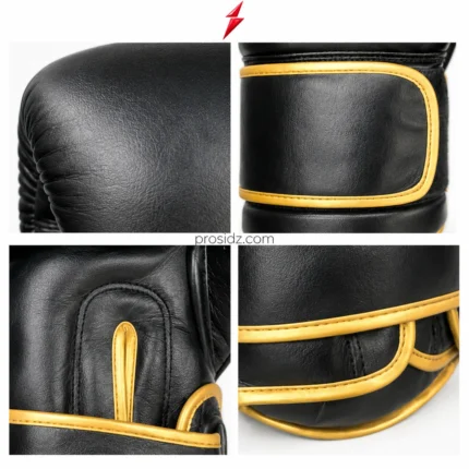 Bulk Boxing Gloves in white and black showing palm and knuckle views with the PSI logo above and prosidz industries branding.