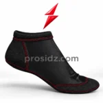 Prosidz Industries Sand Socks Manufacturer black front-view beach sock