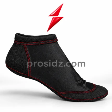 Prosidz Industries Sand Socks Manufacturer black front-view beach sock