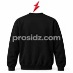 PSI / prosidz industries Bodybuilding T-Shirt rear view with a plain black back, short sleeves, stitched bottom hem and PSI logo above.